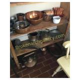 Approximately 24 Pcs Copper & Pewter