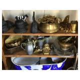 6 Brass & Pewter Items