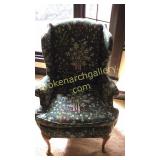 Queen Anne Wing Back Chair