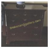 Craftique Mahogany Chest and Contents