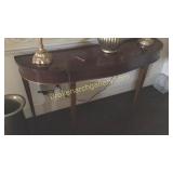 Entry Demilune Table