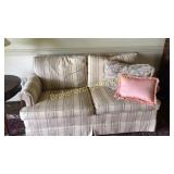 Pair Upholstered Love Seats