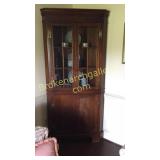 Mahogany Corner Cabinet