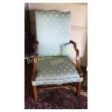 Open Arm Upholstered Chair