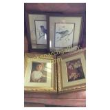 4 Pieces Framed Art