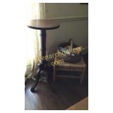 Plant Stand, Basket, Footstool