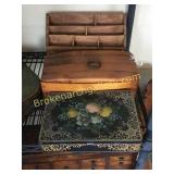 3 Table Articles, Dresser Box, Letter Box