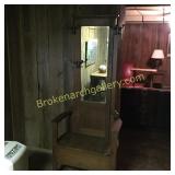 Oak Hall Tree W Lift Seat