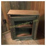 Hanging Oak Cabinet From Barn Wood