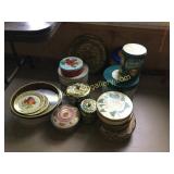 Group of Cookie Tins and Trays