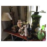 Aproxmaitely 19 Various Table Lamps