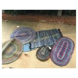 10 Assorted Hooked Rugs
