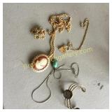 4 Pieces Possibly Gold & Silver Jewelry