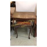 Oak Ladies Desk & Occasional Table