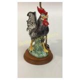 Ceramic Rooster Lamp