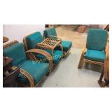 4 Pieces Rattan Furniture