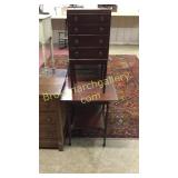 Mahogany Occasional Table & Silver Chest