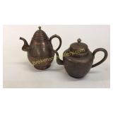 2 Copper Tea Pots