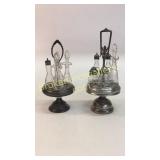 2 Victorian Castor Sets