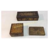3 Flemish Art Boxes