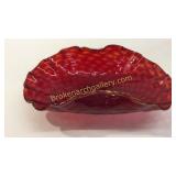 Murano Ruby Glass Console