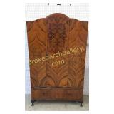 Incredible Burl Walnut Wardrobe