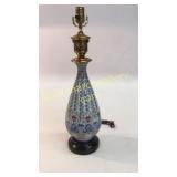 Hand Painted Porcelain Lamp