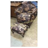 Queen Anne Style Bath Tub Armchair