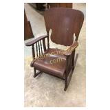 Tiger Oak Rocking Chair