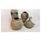 4 Pieces Studio Pottery