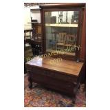 Oak Dresser W Mirror