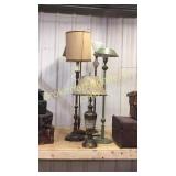 4 Assorted Fllor Lamp & Table Lamp