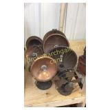 6 Vintage Heater & 1 Vintage Fan