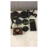 8 Asian Stand & Dresser Box W Jade Inlay