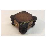 Victorian Carved Pin Cushion Holder