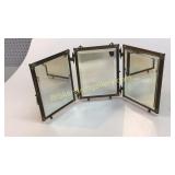 Folding Victorian Shaving Mirror