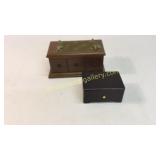 2 Reuge Swiss Music Boxes