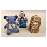 3 Cookie Jars