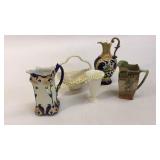 5 Pieces Ceramics, Porcelain