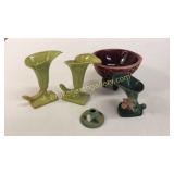 5 Pieces Art Pottery