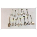 14 Sterling Spoons