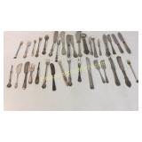 35 Pieces Mostly Sterling Butter Knives, Pickle