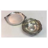 Sterling Tray and Bowl