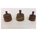 3 Butter Molds