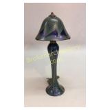 J. Clearman Art Glass Lamp