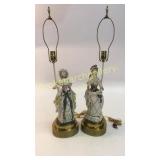 Pair Corday Figural Lamps