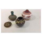 4 Pieces Navajo/ South West Indian Pottery