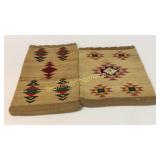 2 Plains Indian Corn Husk Bags