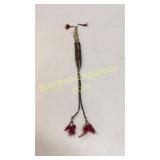 Early Crow Indian Beaded Awl Bag