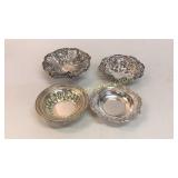 4 Sterling Bowls